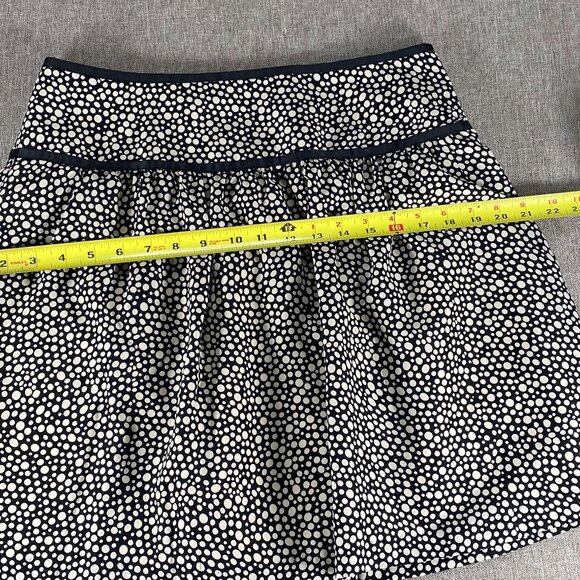The Limited Pleated A-Line Skirt Women's 6 Black White Polka Dot Casual - Picture 10 of 11